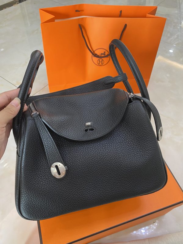 Lindy black silver buckle