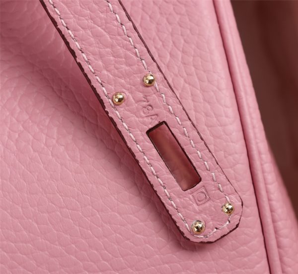 Cherry blossom pink platinum top layer with lychee texture - Image 6