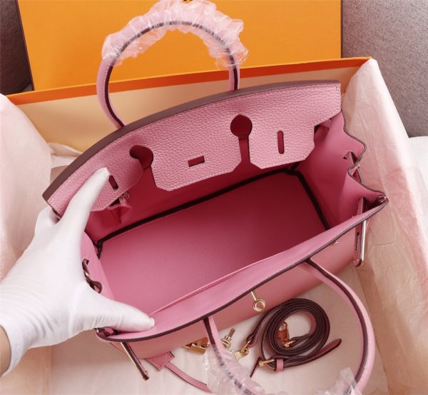 Cherry blossom pink platinum top layer with lychee texture - Image 7