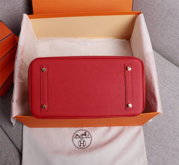 Bright red platinum top layer with lychee texture - Image 2