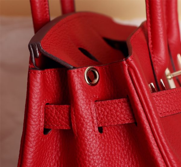 Bright red platinum top layer with lychee texture - Image 4