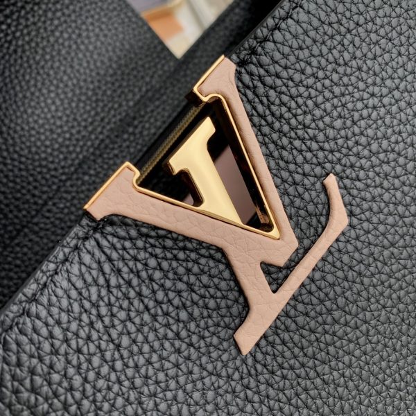 Capucines Mini Handbag M21798 with black gold buckle - Image 6