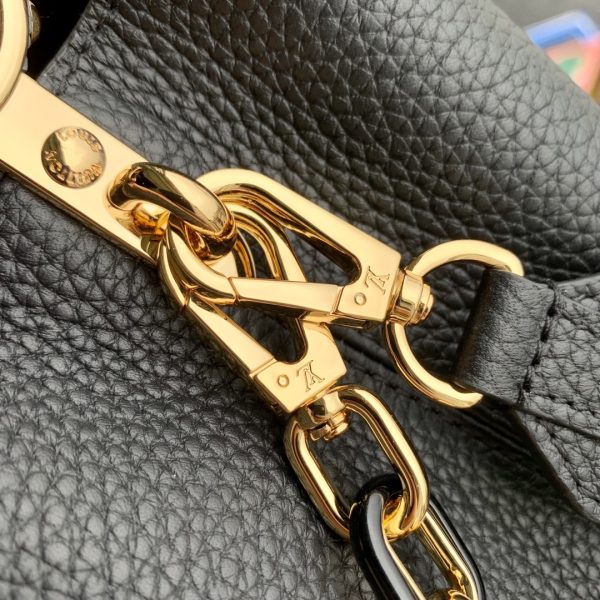 Capucines Mini Handbag M21798 with black gold buckle - Image 5