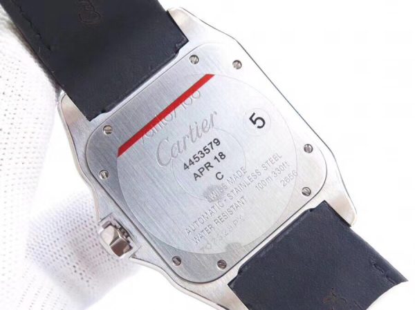 Men's Cartier Santos large with full diamonds, a choice for the rich! - Image 8