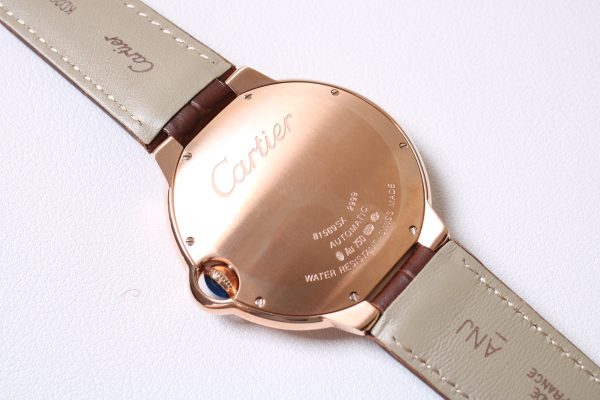 Cartier rose gold Blue Balloon leather strap model - Image 2
