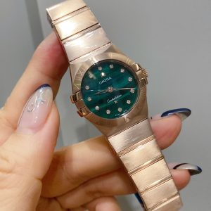 Omega ¦¸ Double Eagle Constellation Classic women's watch with rose gold mother-of-pearl dial