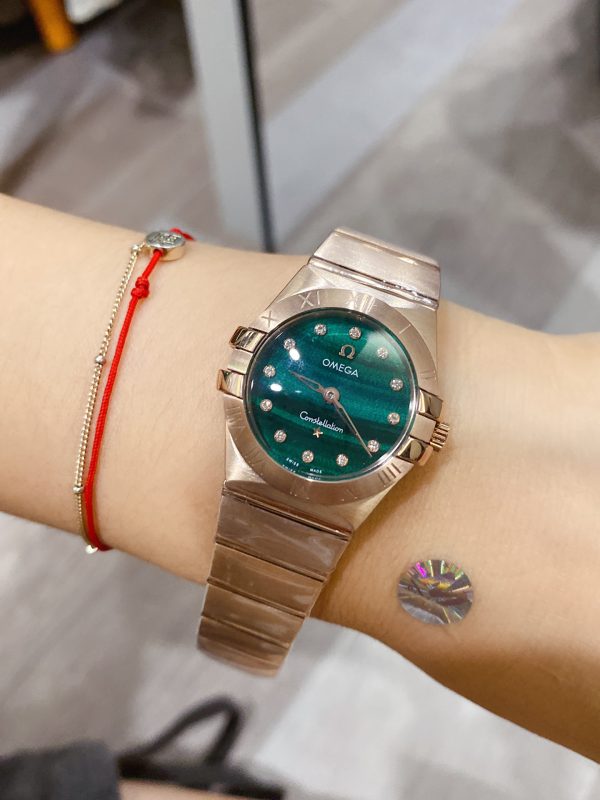Omega ¦¸ Double Eagle Constellation Classic women's watch with rose gold mother-of-pearl dial - Image 5