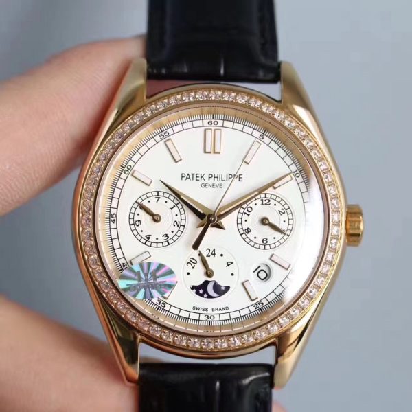 Patek Philippe has launched a new 6-hand complex multi-function wristwatch with a moon phase function. - Image 8