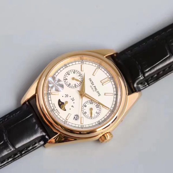 Patek Philippe has launched a new 6-hand complex multi-function wristwatch with a moon phase function. - Image 4