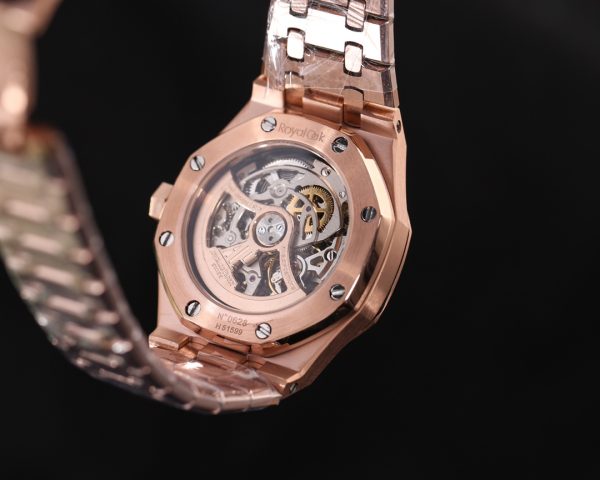 Audemars Piguet - Royal Oak Series Frost Gold Watch - Image 8