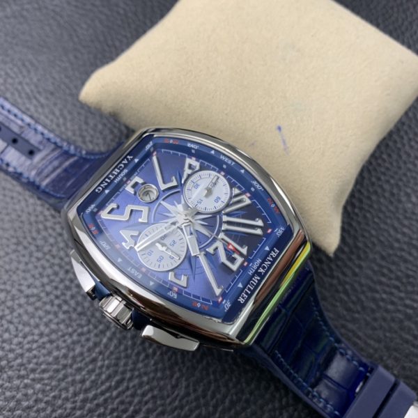 Franck Muller V45 CC DT blue yacht with 7750 engine - Image 6