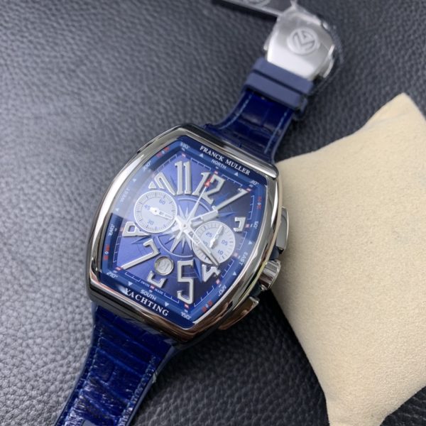 Franck Muller V45 CC DT blue yacht with 7750 engine - Image 5