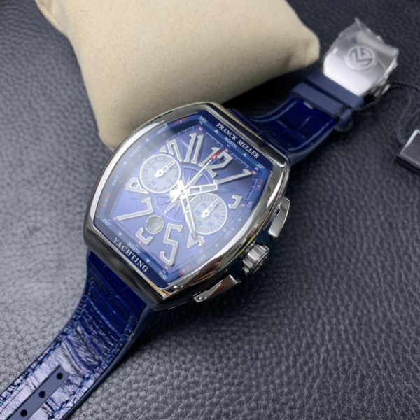 Franck Muller V45 CC DT blue yacht with 7750 engine - Image 3