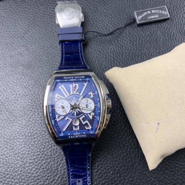 Franck Muller V45 CC DT blue yacht with 7750 engine - Image 9