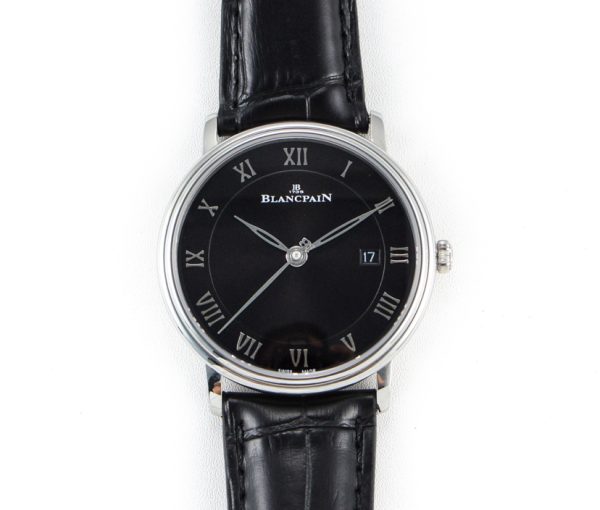 Breguet 6651-1127-55B, enamel white, leaf-shaped needle, Roman numerals - Image 7
