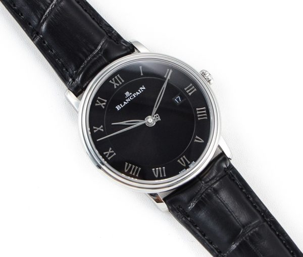 Breguet 6651-1127-55B, enamel white, leaf-shaped needle, Roman numerals - Image 2
