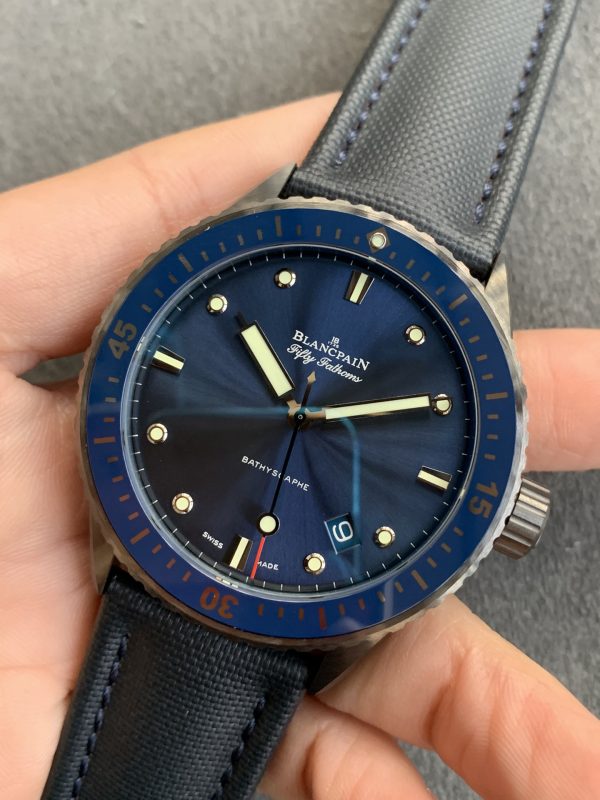 Baumatic Blue Dial Fifty Nine 43.6mm Men's Watch