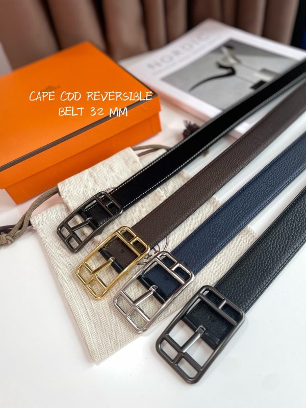 CONSTANCE BELT BUCKLE & REVERSIBLE LEATHER STRAMM