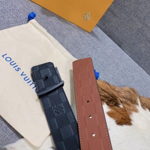 LV Men's Louis 4.0 width imported double-sided cowhide