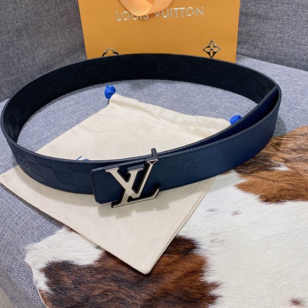 LV Men's Louis 4.0 width imported double-sided cowhide - Image 5