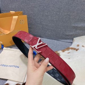 LV Men's Louis 4.0 width imported double-sided cowhide