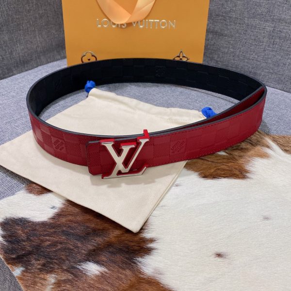 LV Men's Louis 4.0 width imported double-sided cowhide - Image 6
