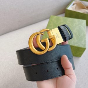 GUCCI double-sided leather belt