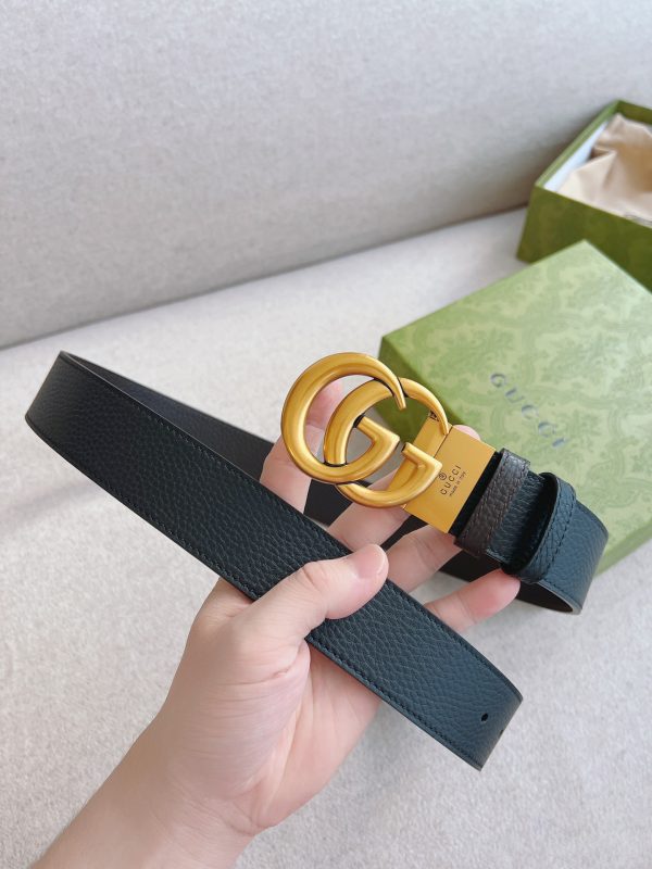 GUCCI double-sided leather belt - Image 6