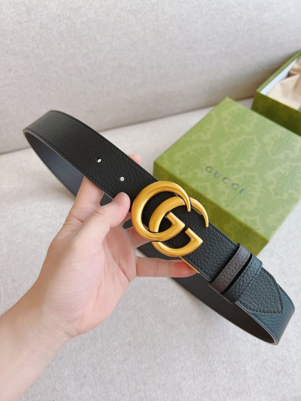 GUCCI double-sided leather belt - Image 7