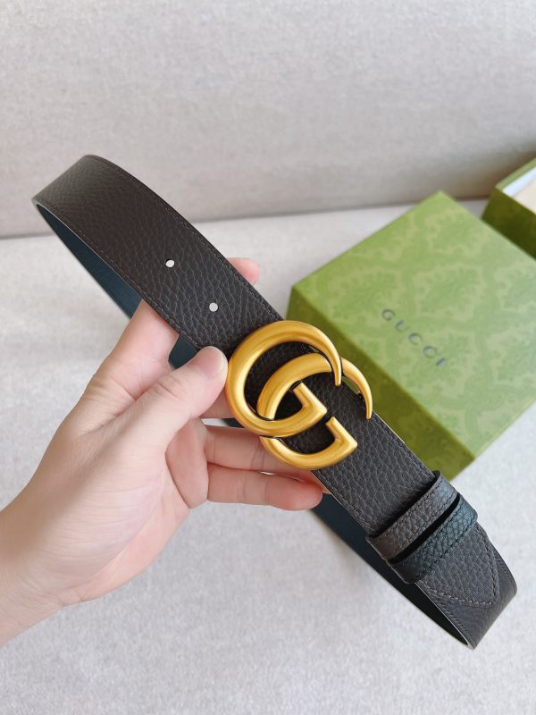 GUCCI double-sided leather belt - Image 2