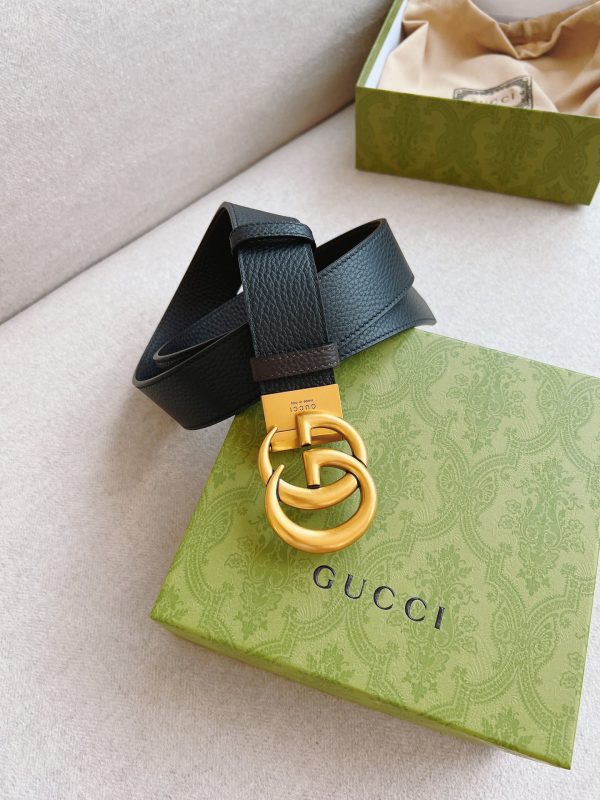GUCCI double-sided leather belt - Image 5