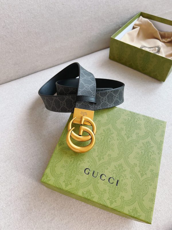 GUCCI double-sided leather belt - Image 2