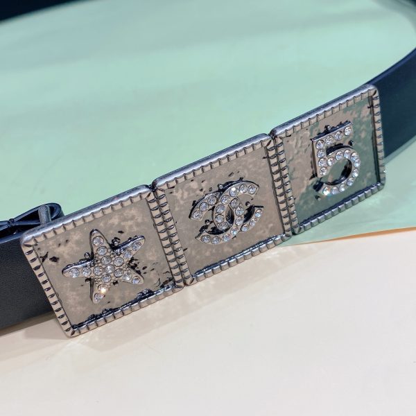 chanel 22 logo water diamond retro gun cc letter clasp - Image 4