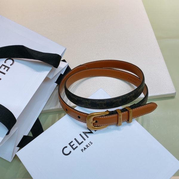 Celine smooth cowhide with an ELEGANT belt. - Image 5