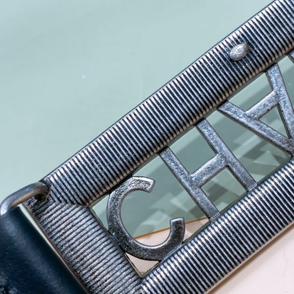 c hanel 22 logo water diamond retro gun cc letter buckle - Image 5