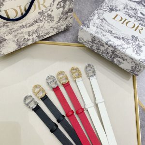 Dior letter buckle belt