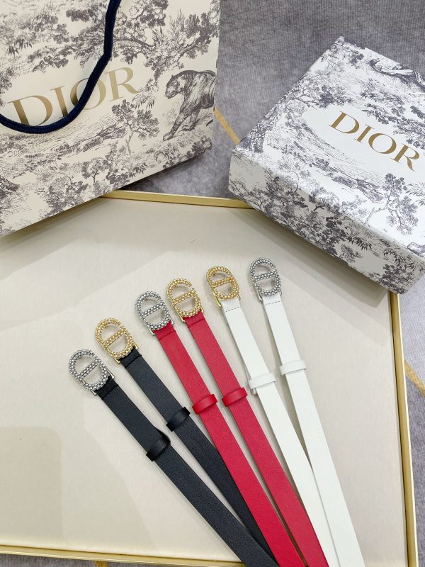 Dior letter buckle belt